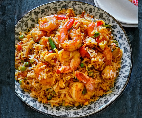 Spicy Shrimp Fried Rice